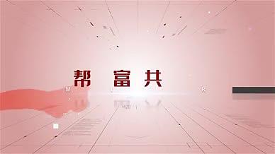 红色党政企业数据标题LOGO字幕视频的预览图